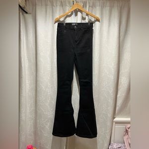 Pretty Little Thing Black High Rise Bell Bottom Jeans
